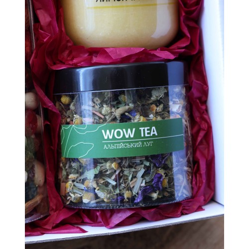 Смачний подарунок PEONY BOX Чайно-медовий №3 з особливим написом на вибір Смачний подарунок PEONY BOX Чайно-медовий №3 з особливим написом на вибір